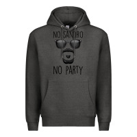Charcoal Heather No Sandro No Party Premium Hoodie - Bettercallsaul