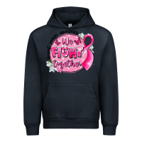 Navy breast cancer awareness we fight together Urban Hoodie - LillyAllenDesigns