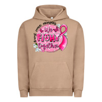 Pigment Burro breast cancer awareness we fight together Urban Hoodie - LillyAllenDesigns