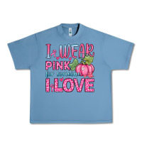 Pebble Blue i wear pink for someone i love Urban Heavy Tee - Zillion Design Studio