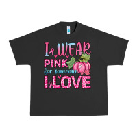 Pigment Black i wear pink for someone i love Urban Heavy Tee - Zillion Design Studio