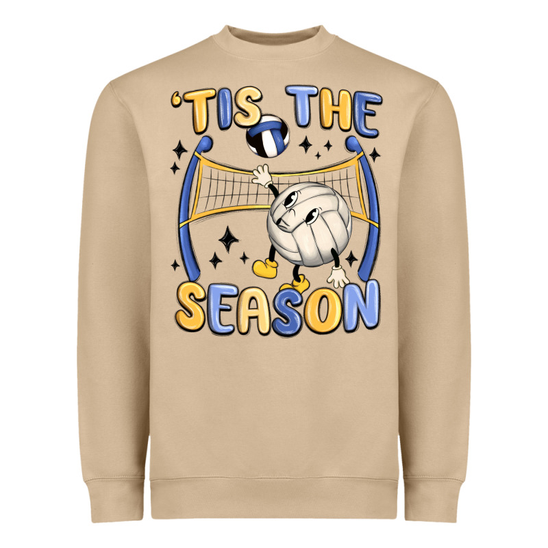Tis The Season Volleyball Heavyweight Sweatshirt by MaliasSmallBusiness | Teevron