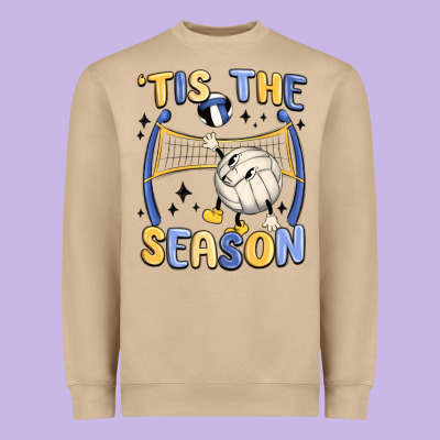 Heavyweight Sweatshirt tis the season volleyball