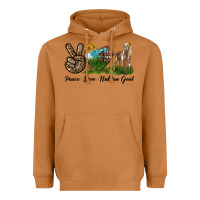 Meerkat Peace Love Nubian Goat Heavyweight Hoodie - LillyAllenDesigns