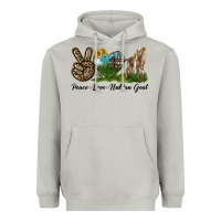 Moon Dust Peace Love Nubian Goat Heavyweight Hoodie - LillyAllenDesigns