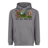 Storm Peace Love Nubian Goat Heavyweight Hoodie - LillyAllenDesigns