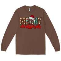 Chestnut merry christmas Long Sleeve Tee - CowhideDigitalArt