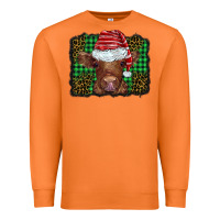 Carrot christmas leopard buffalo plaid baby highland cow Premium Sweatshirt - BarkalooDesign