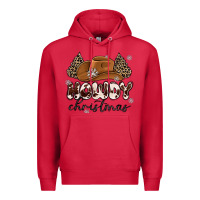 Cardinal howdy christmas Premium Hoodie - MaliasSmallBusiness