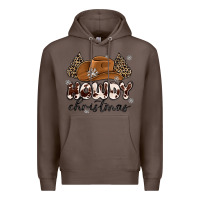 Coffee howdy christmas Premium Hoodie - MaliasSmallBusiness