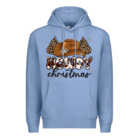 Colony Blue howdy christmas Premium Hoodie - MaliasSmallBusiness