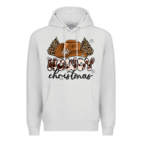 Dove Grey howdy christmas Premium Hoodie - MaliasSmallBusiness