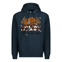 Navy howdy christmas Premium Hoodie - MaliasSmallBusiness