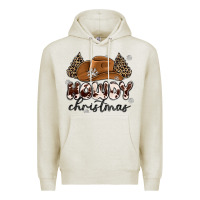 Oatmeal Heather howdy christmas Premium Hoodie - MaliasSmallBusiness