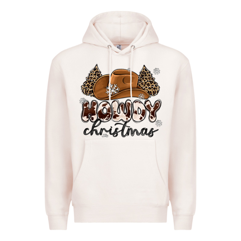 Howdy Christmas Premium Hoodie by MaliasSmallBusiness | Teevron