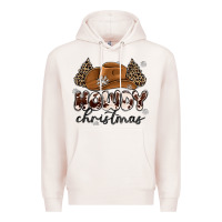 Pale Pink howdy christmas Premium Hoodie - MaliasSmallBusiness