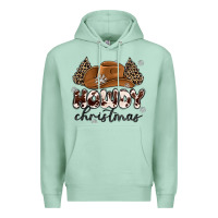 Seafoam howdy christmas Premium Hoodie - MaliasSmallBusiness