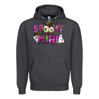 Smoke spooky mini Zipper Hoodie - AdoDesignShop