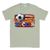 Matcha western american flag soccer Classic Tee - HRA Design Shop