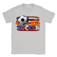 Moon Dust western american flag soccer Classic Tee - HRA Design Shop
