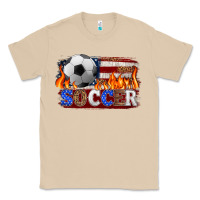 Mushroom western american flag soccer Classic Tee - HRA Design Shop