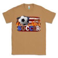 Toasted Coconut western american flag soccer Classic Tee - HRA Design Shop