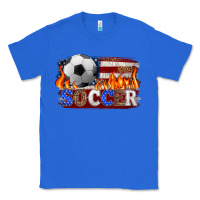 True Royal western american flag soccer Classic Tee - HRA Design Shop