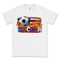 White western american flag soccer Classic Tee - HRA Design Shop