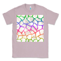 Lilac Watercolor Rainbow Giraffe Seamless Pattern Classic Tee - BundleAndBundleShop