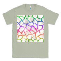Matcha Watercolor Rainbow Giraffe Seamless Pattern Classic Tee - BundleAndBundleShop