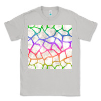 Moon Dust Watercolor Rainbow Giraffe Seamless Pattern Classic Tee - BundleAndBundleShop