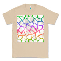 Mushroom Watercolor Rainbow Giraffe Seamless Pattern Classic Tee - BundleAndBundleShop