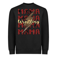 Black wrestling mama Heavyweight Sweatshirt - MaliasSmallBusiness