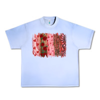 Grape Ice valentine's day brushstrokes Urban Heavy Tee - RanaPortraitStore