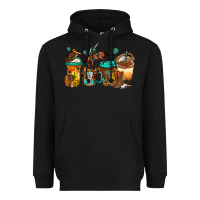 Black rodeo coffee Heavyweight Hoodie - Jasminsmagicworld