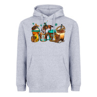 Heather Grey rodeo coffee Heavyweight Hoodie - Jasminsmagicworld