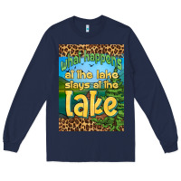 Navy what happens at the lake stays at the lake air freshener Long Sleeve Tee - HRA Design Shop