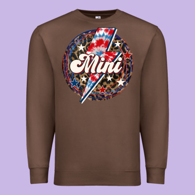 Western Mini Patriotic Premium Sweatshirt Designed By Lillyallendesigns