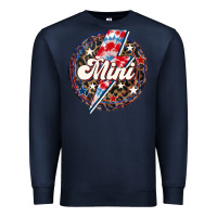 Navy Western Mini Patriotic Premium Sweatshirt - LillyAllenDesigns