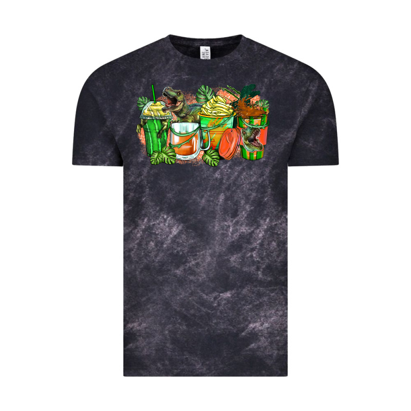 T Rex Coffee Cups Vintage Tee by Zillion Design Studio | Teevron