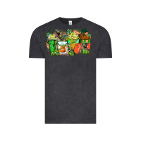 Vintage Black t rex coffee cups Vintage Tee - Zillion Design Studio