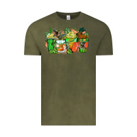 Vintage Olive t rex coffee cups Vintage Tee - Zillion Design Studio