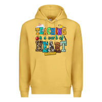 Antique Gold teaching is a work of heart Premium Hoodie - NancyCooperArtShop