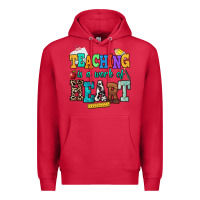 Cardinal teaching is a work of heart Premium Hoodie - NancyCooperArtShop