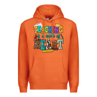 Carrot teaching is a work of heart Premium Hoodie - NancyCooperArtShop