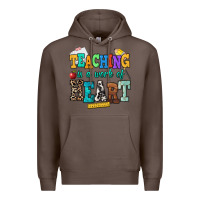 Coffee teaching is a work of heart Premium Hoodie - NancyCooperArtShop