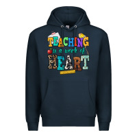 Navy teaching is a work of heart Premium Hoodie - NancyCooperArtShop