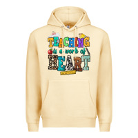 Pina Colada teaching is a work of heart Premium Hoodie - NancyCooperArtShop