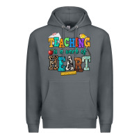 Rock teaching is a work of heart Premium Hoodie - NancyCooperArtShop