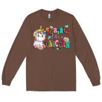 Chestnut sparkle like a unicorn Long Sleeve Tee - AdoDesignShop